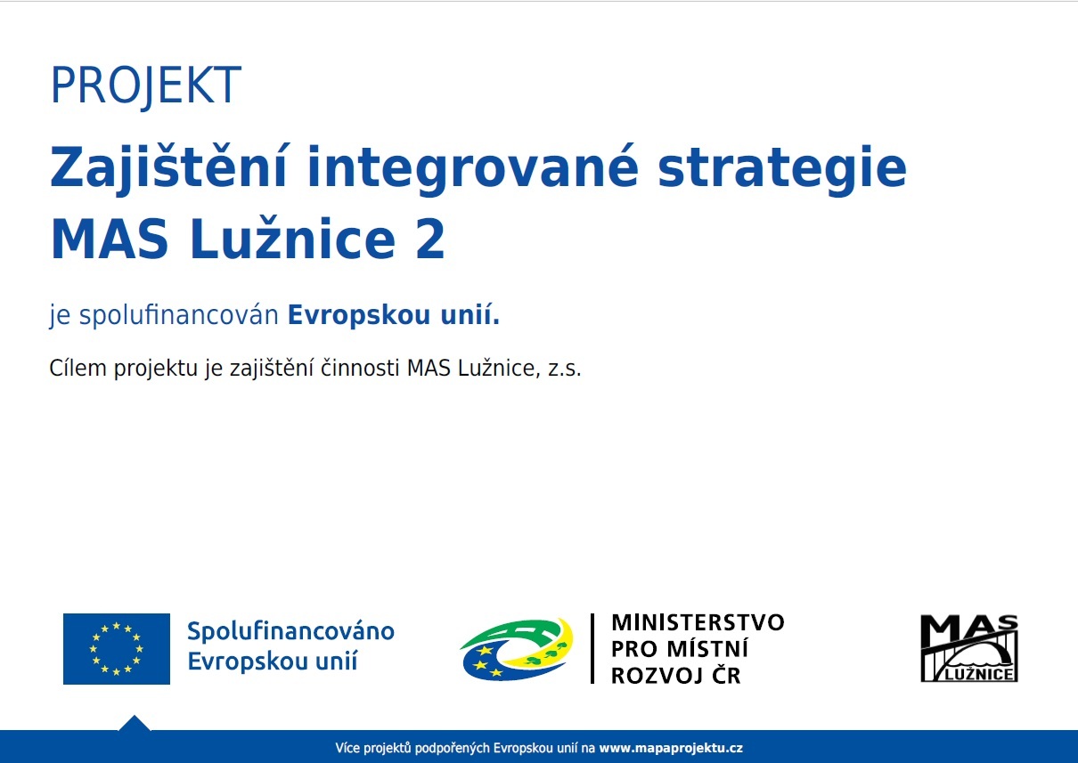 Zajištění integrované strategie MAS Lužnice 2